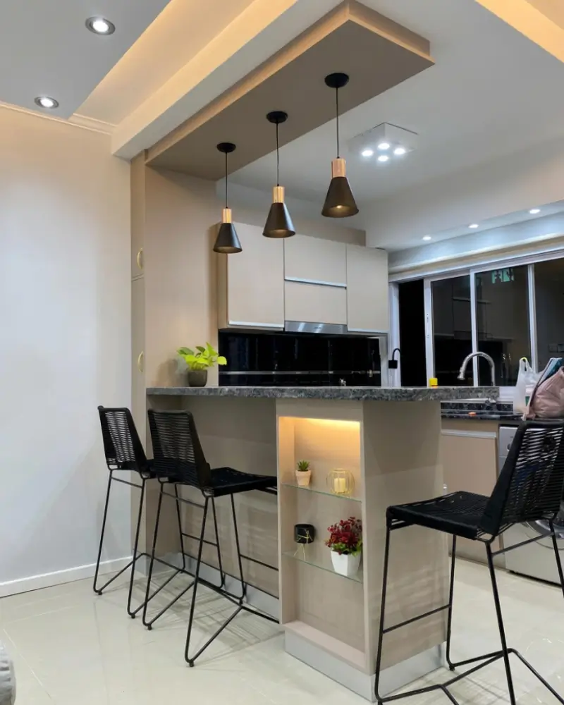 Isla de cocina a medida Charlystone