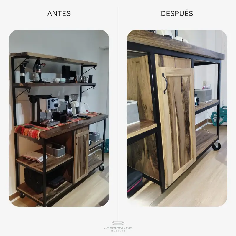 Mueble estilo industrial