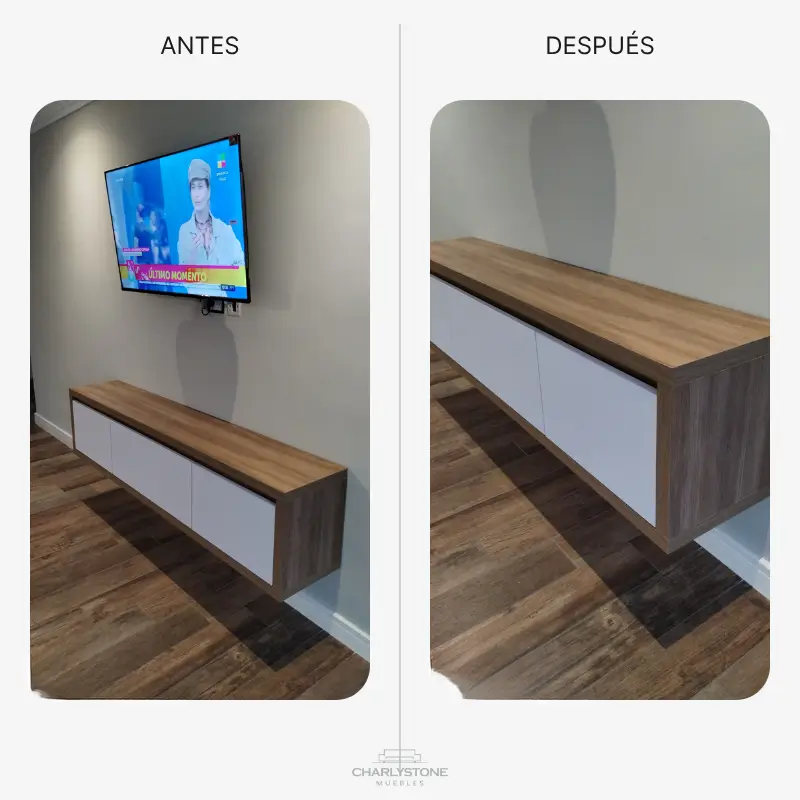 Mueble TV flotante
